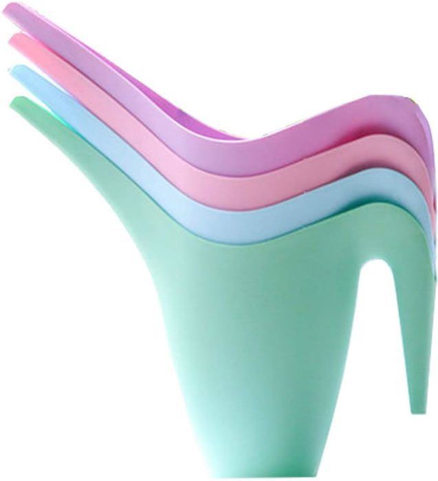 Arrosoir (4 pièces),Matte,Volume 1 Litre,Plastique,Bleu Vert Rose Violet,Petite Taille,arrosoirs pour arroseur de Jardin