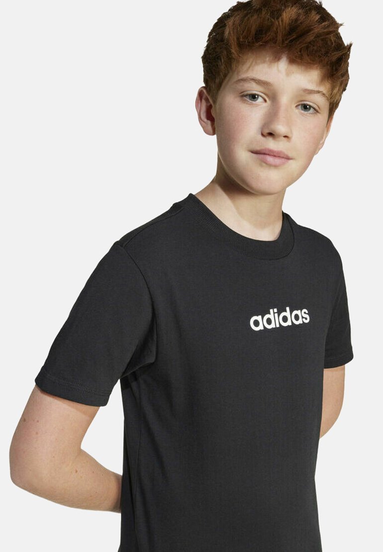 adidas Performance Print T-shirt - zwart wit