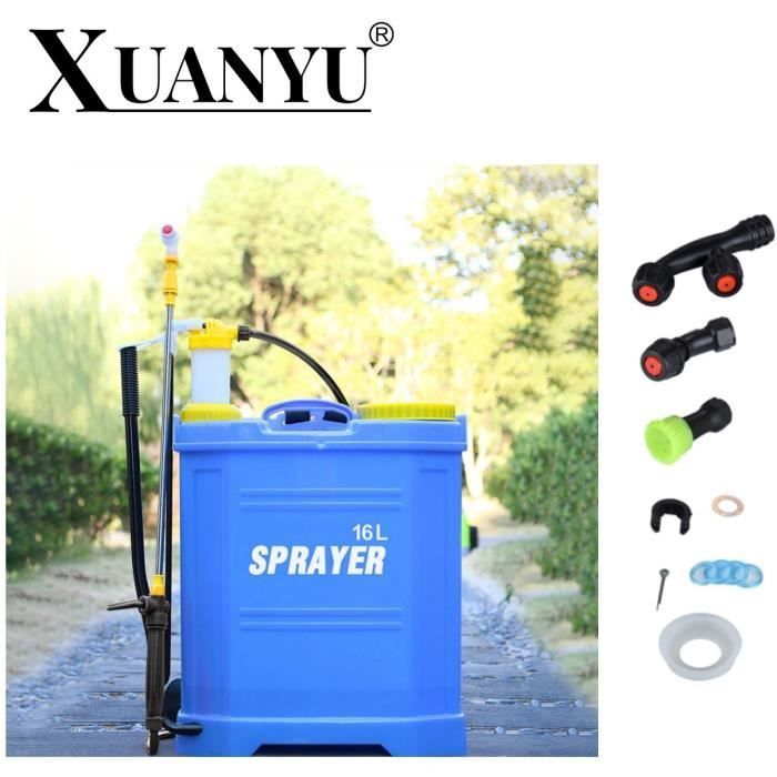 Pulverizador a presión XUANYU - 16L - Azul - Ergonómico - Boquillas ajustables
