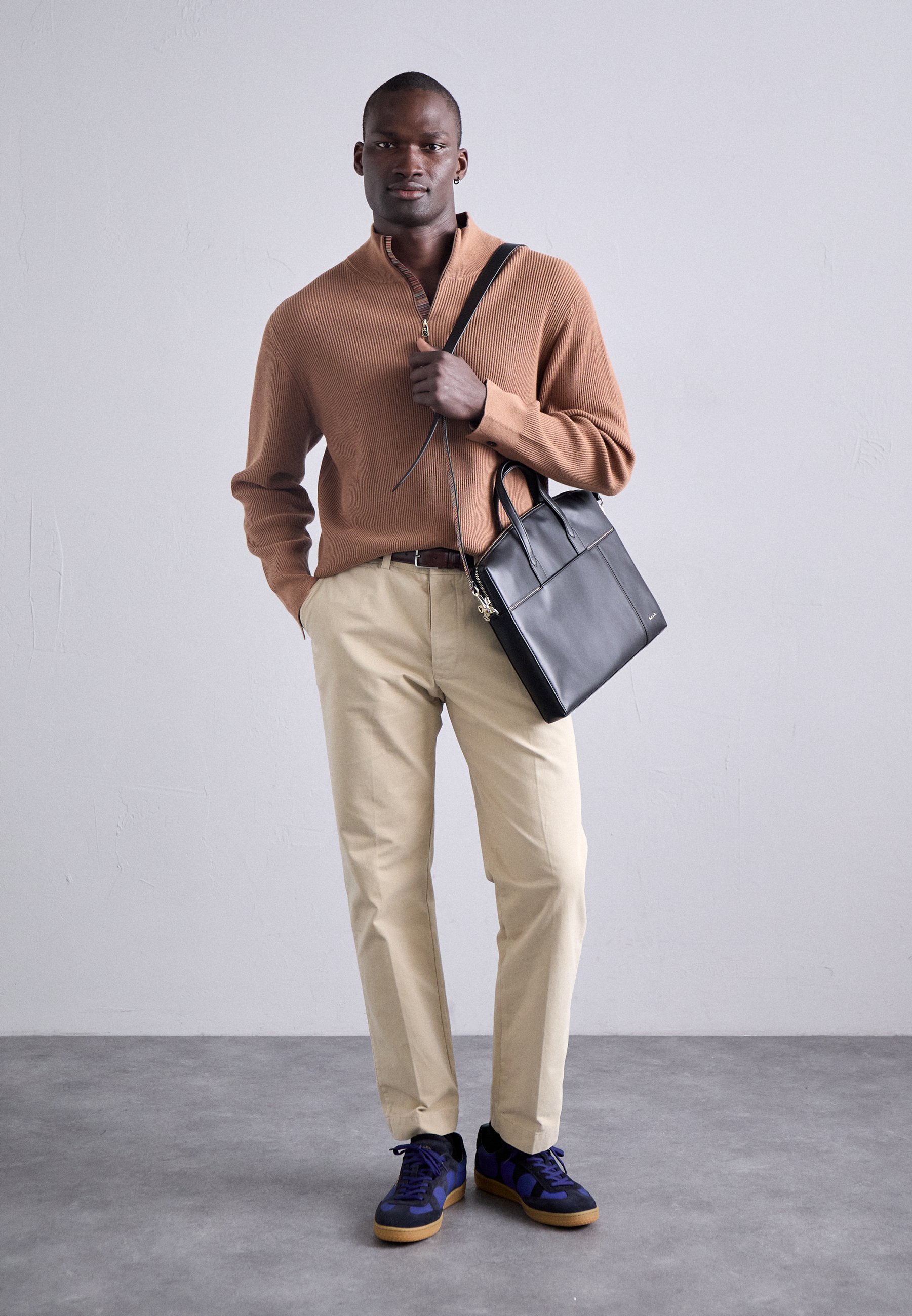 Paul Smith SLIM FOLIO UNISEX Aktetas - zwart