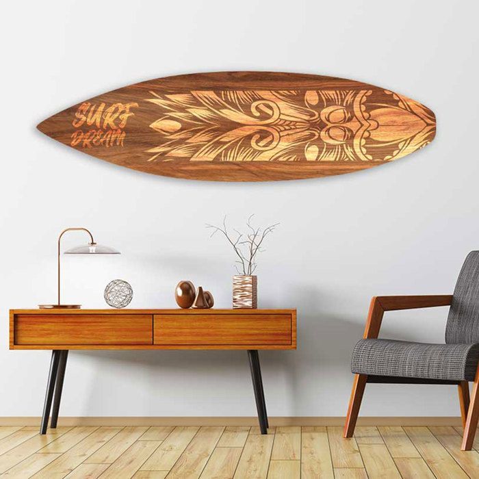 Prancha de surf decorativa Tribe