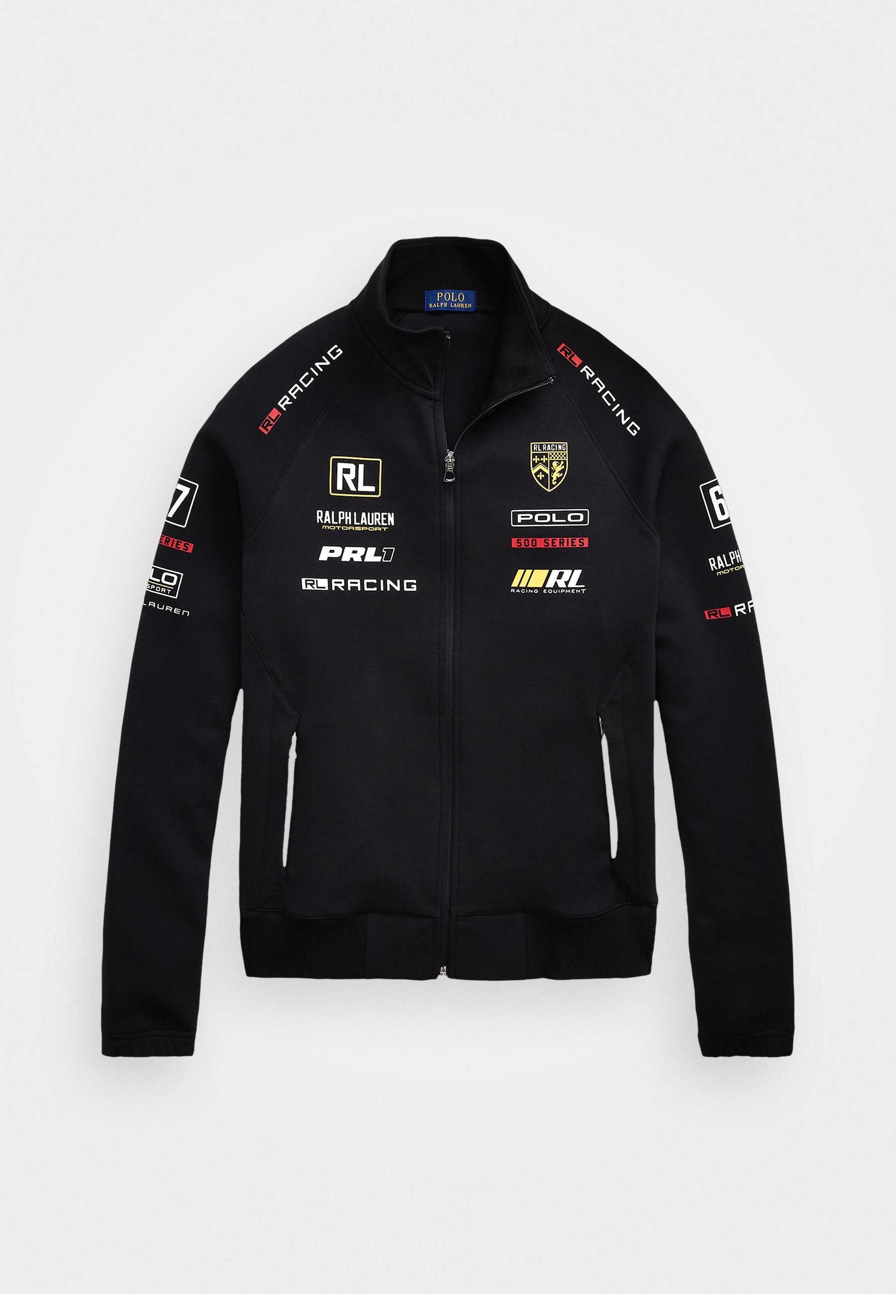 Polo Ralph Laureni veniv topeltkootud dressijope - treeningjope - must