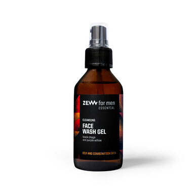 ZEW vyrams Essential veido prausimosi gelis Valomasis gelis riebiai ir mišriai odai 100 ml 100 ml