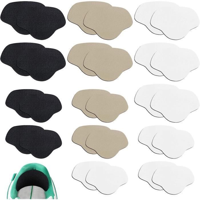 14 Paires Réparation de Talon de Chaussure, Patch de Prévention Trous de Chaussures en Cuir,  pour Réparation de Talon de Chaussure