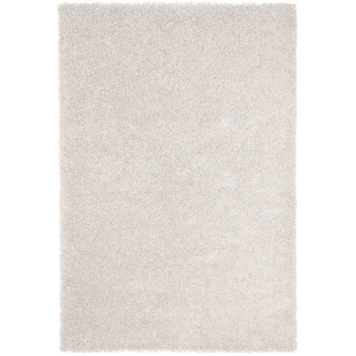 Teppich - VIMODA - Prime Shaggy - 100 x 200 cm - Creme - Moderner Stil
