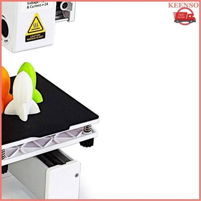 KEENSO Small 3D Printer, Frequency Division Multiplexing 3D Printer, High Computing Printer, EU Plug, White