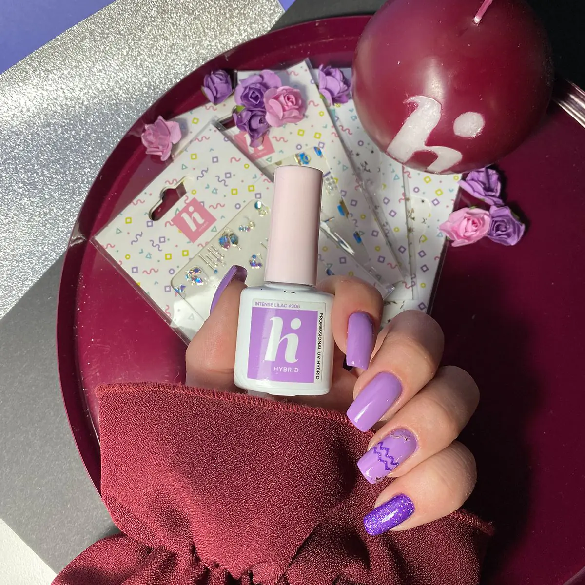 Hi Hybrid Lakier hybrydowy 305 Aqua Lilac