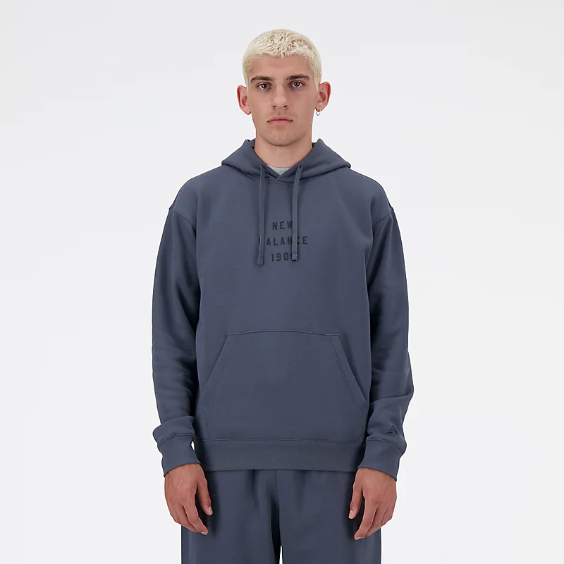 Męska bluza z kapturem Iconic Collegiate Graphic – GRAFIT