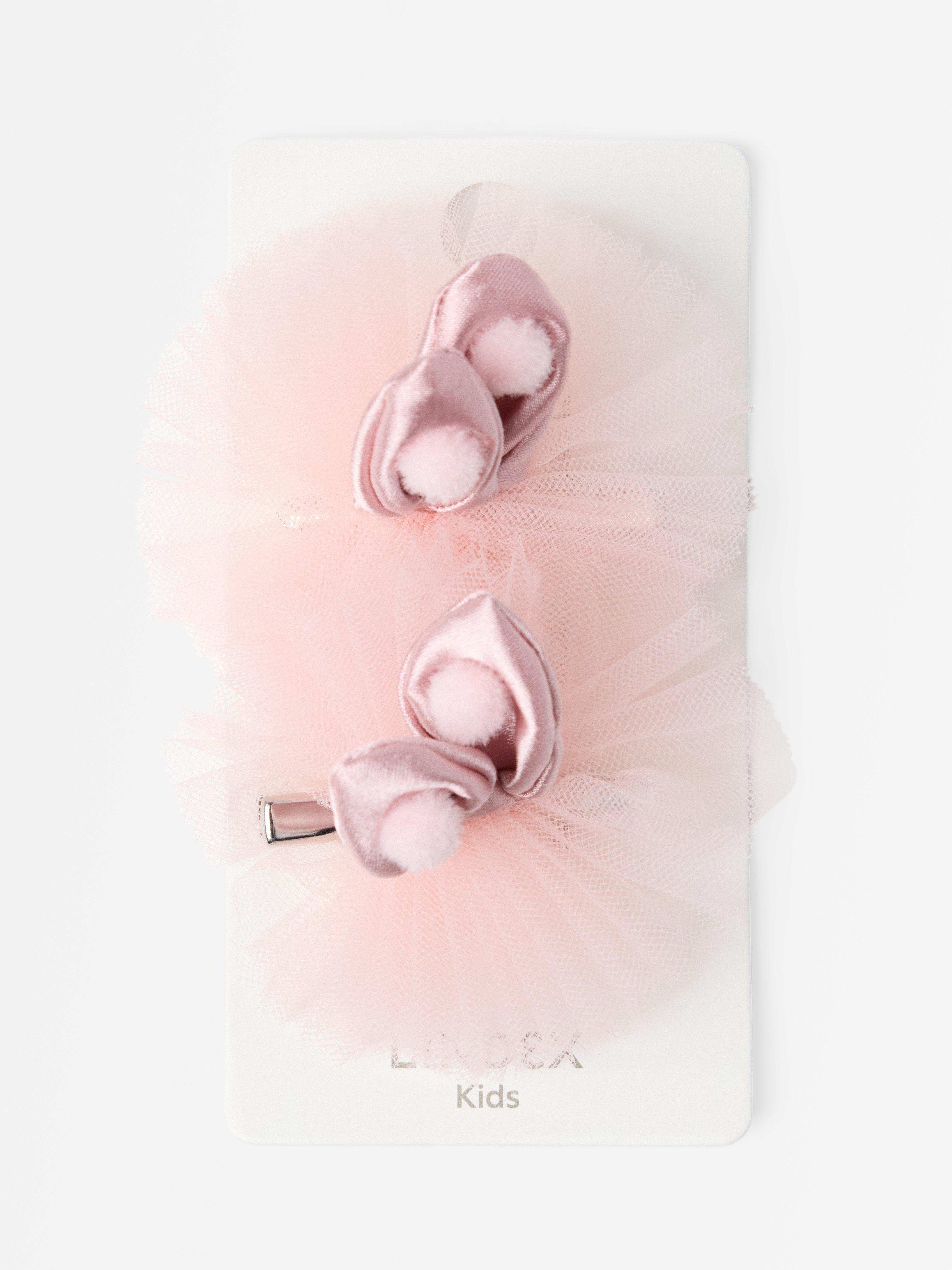 2-pack  hårklämmor Light Dusty Pink