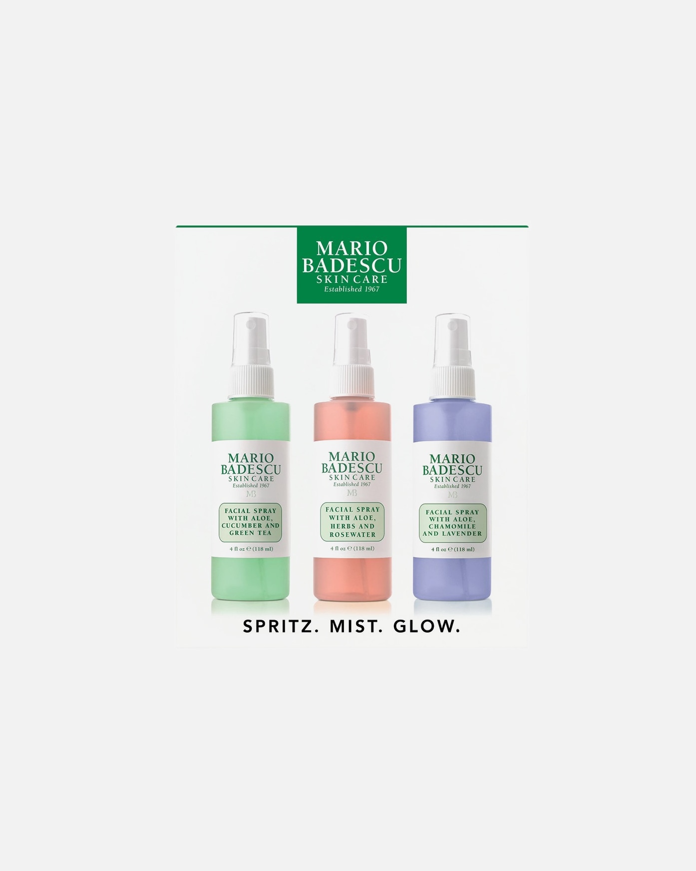 Mario Badescu Vaporisez. Exposez votre visage à la brume. Resplendissez.