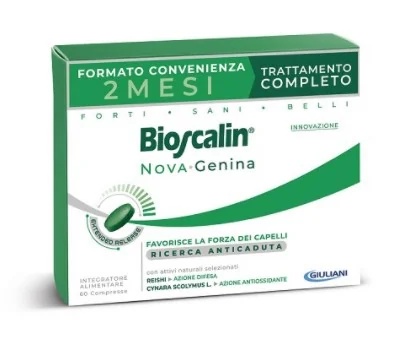 BIOSCALIN Bioscalin Nova Genina 60 comprimidos Cabelo saudável