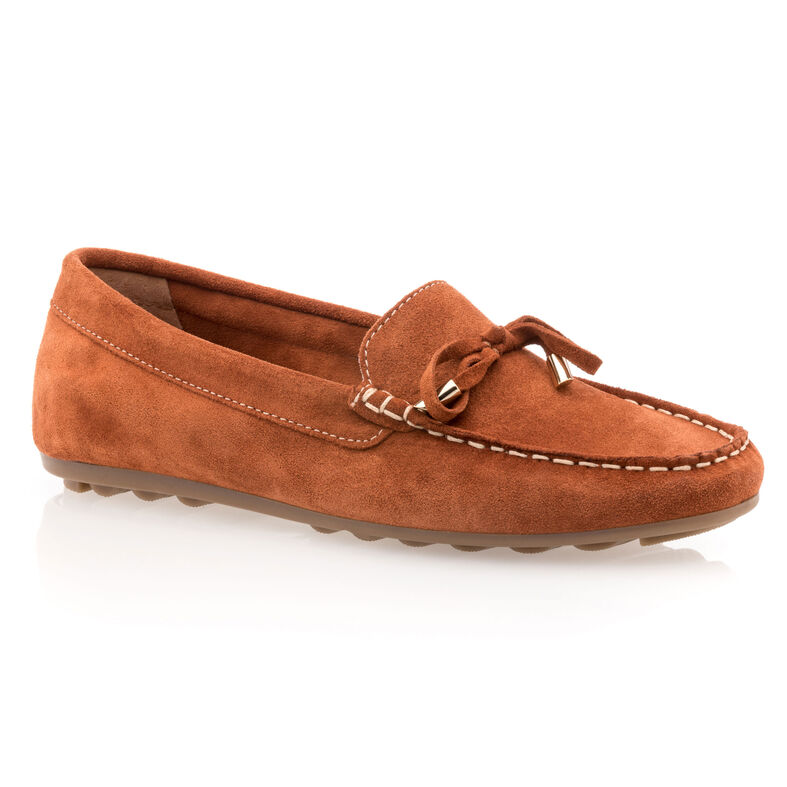 Bruna loafers/båtskor för kvinnor