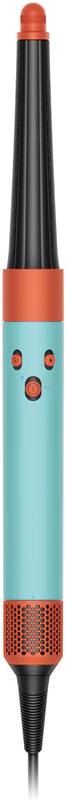 Modelador multifuncional Dyson Airwrap id™ HS08 T3/T4 com acabamento em cerâmica e detalhes em topázio para cabelos cacheados e ondulados.