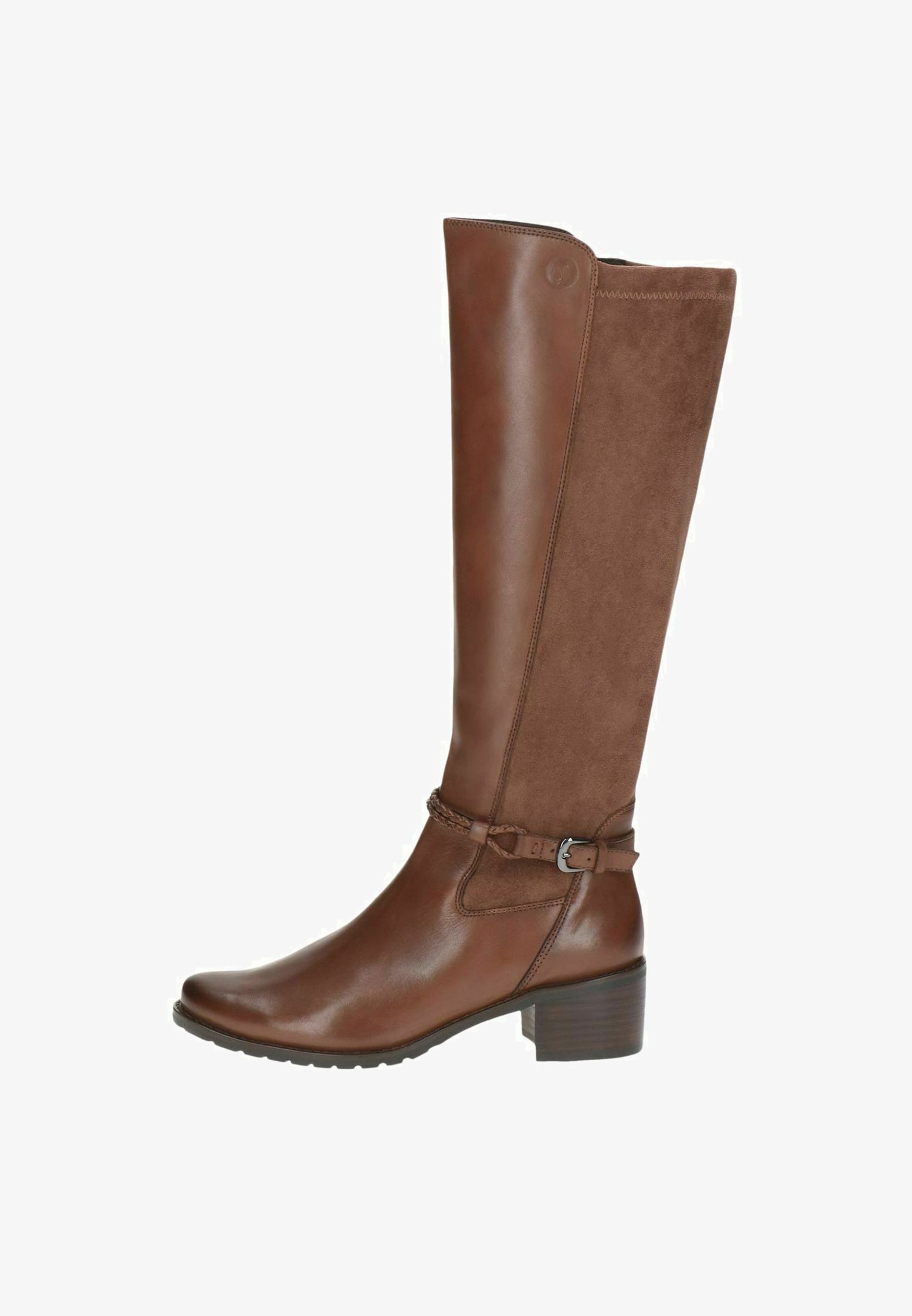 Caprice ELEGANTE - Cowboy-/motorlaarzen - cognackleurige kam