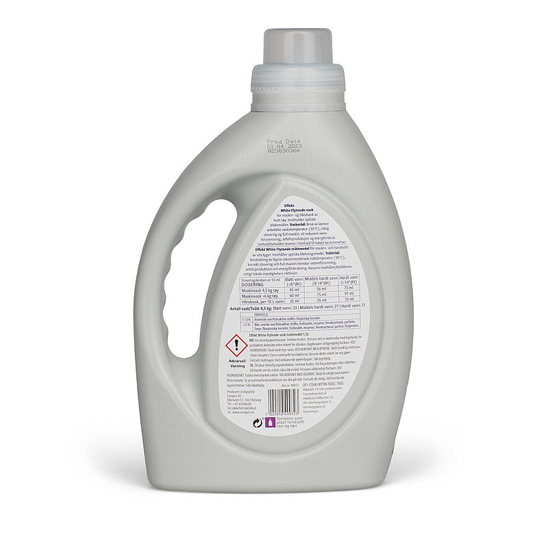 Effekt vaskemiddel 1,5 l Hvit effekt