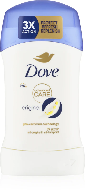 Desodorante em bastão Dove Advanced Care Original