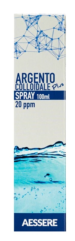 AESSERE Farmatutto Partners Colloïdaal Zilver Plus Spray 20 ppm Antibiotica 100 ml