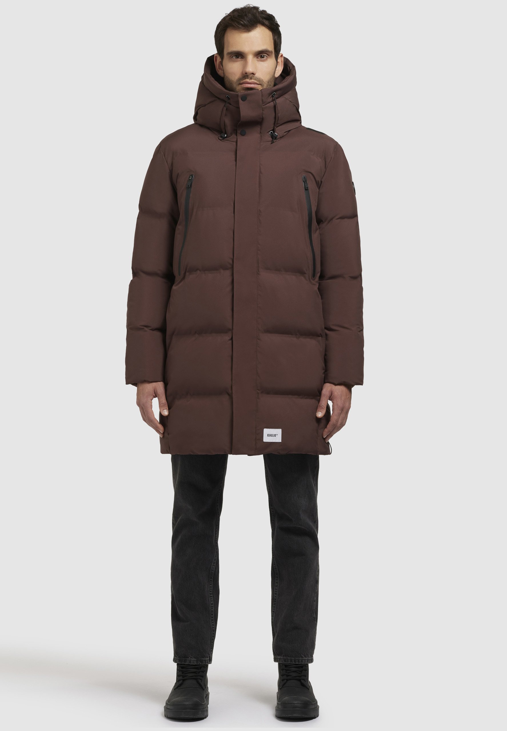 khujo MORSE2 - Veste d'hiver - weinrot