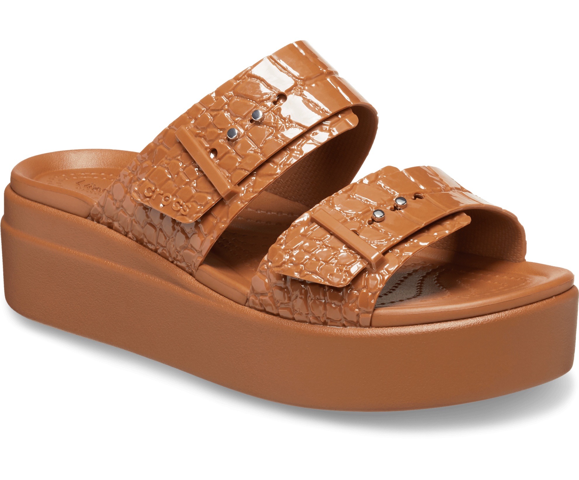 Brooklyn Croco Shine Buckle