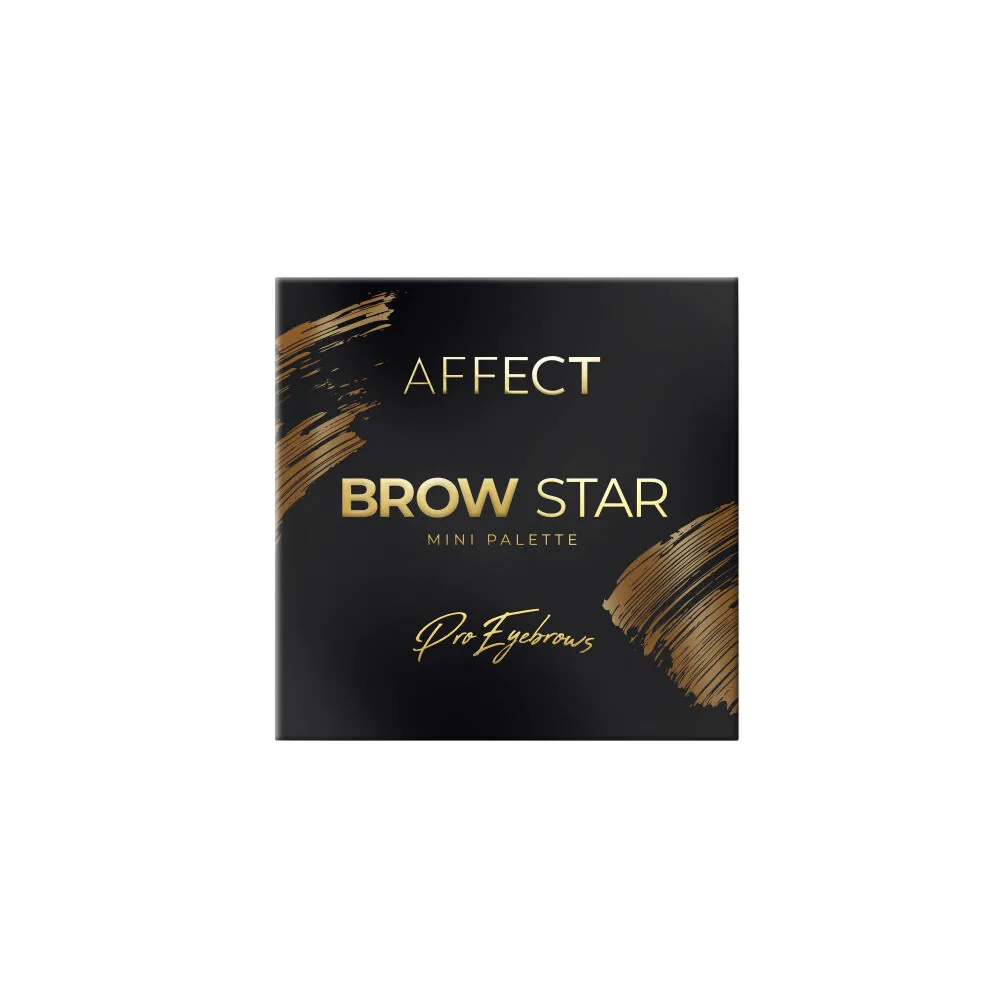 Affect Brow Star Mini paleta cieni prasowanych do brwi