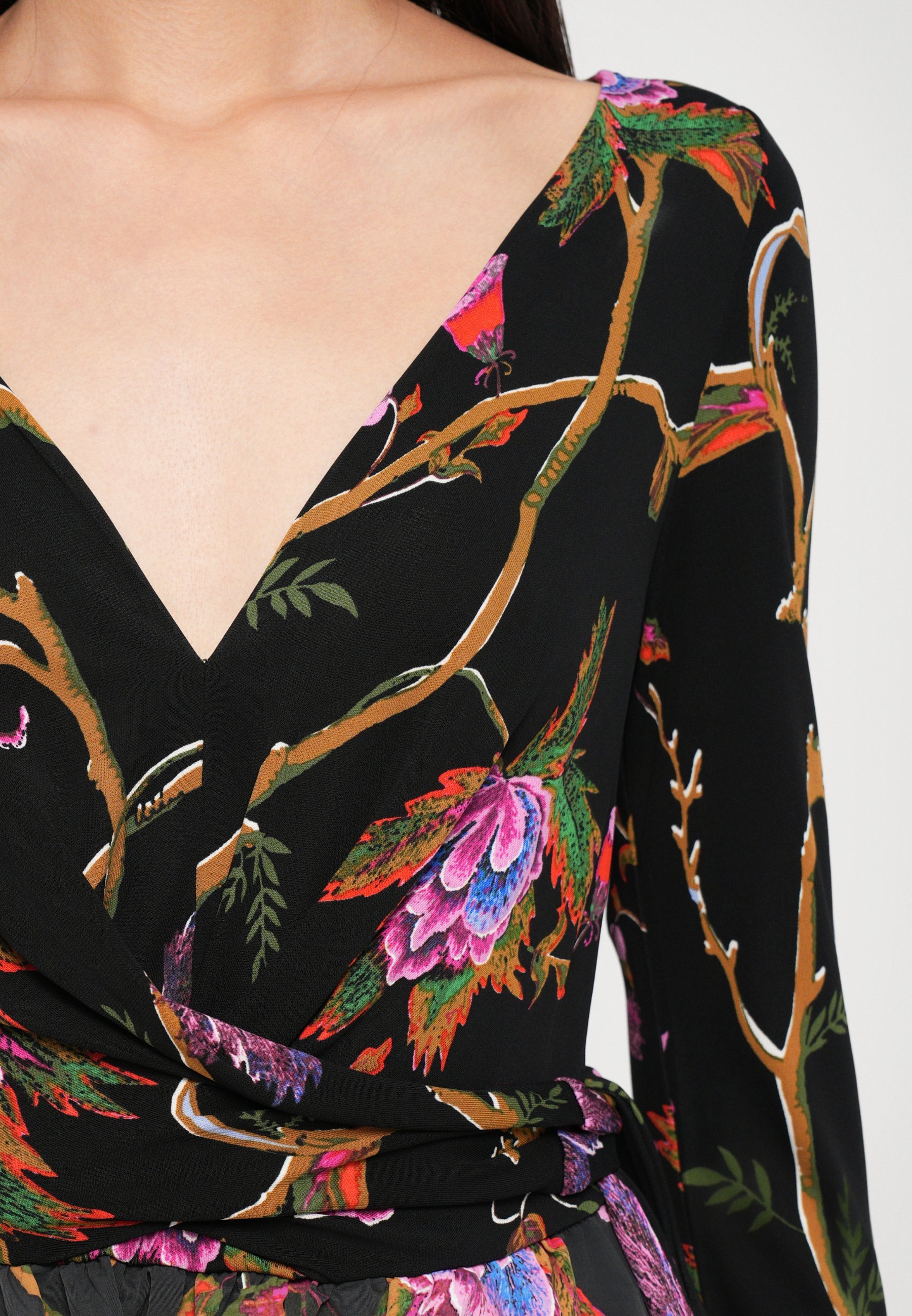 Robe portefeuille ballerine Diane von Furstenberg - Robe de jour - Noir Serenissima