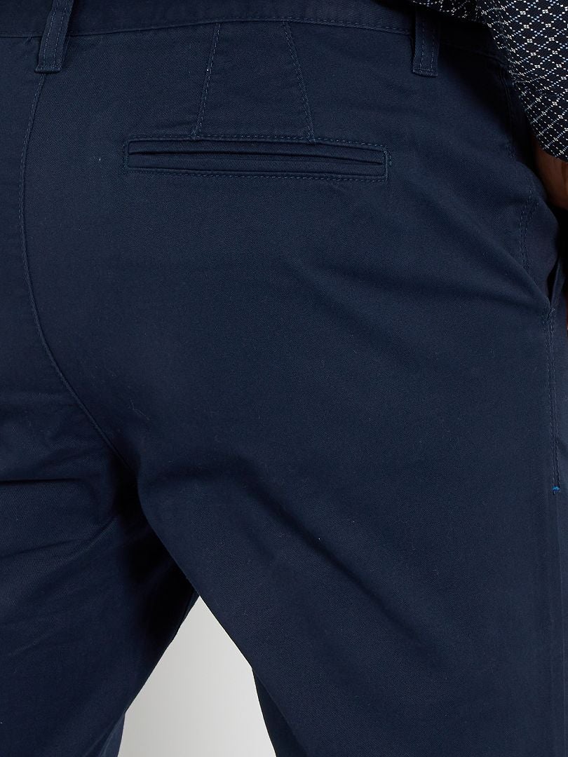 Spodnie Skinny Chino L34 - Niebieskie