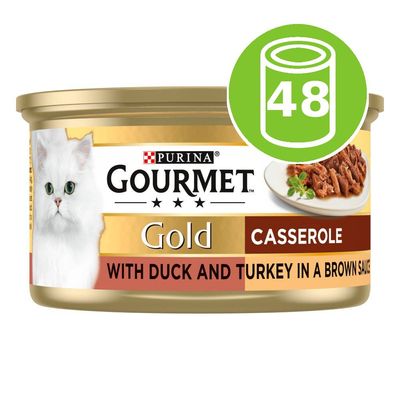 Pacote Mega de Pedaços Macios Gourmet Gold com 48 unidades de 85g