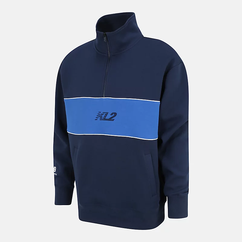 Rugby Kawhi's Klawset 1/4 Zip dla mężczyzn - NB NAVY