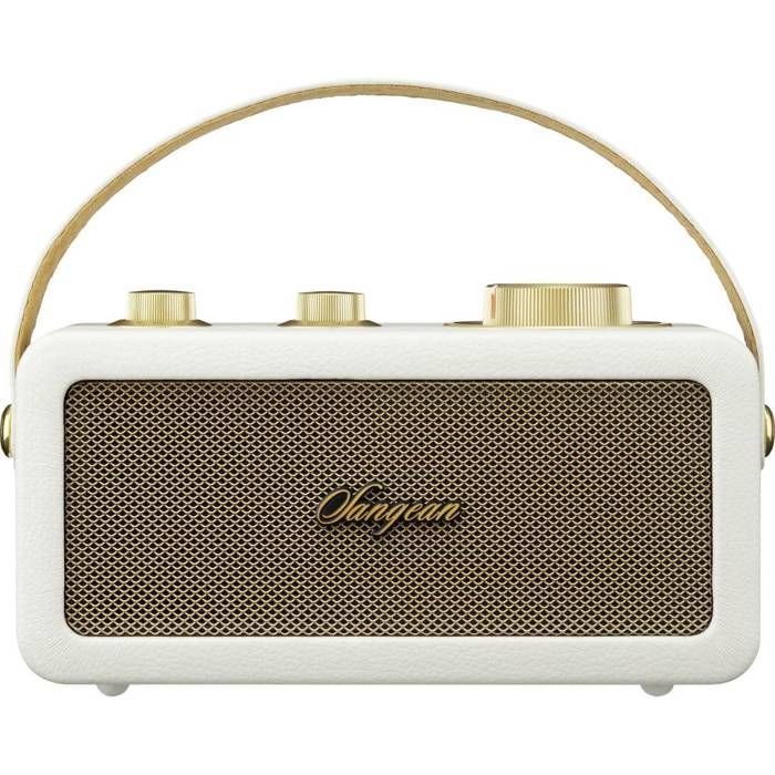 Bluetooth Speaker - SANGEAN - RA101-IG - 10W - 19h Battery Life - Ivory
