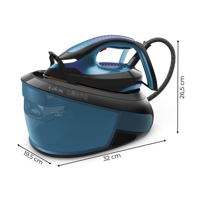 Generatore di vapore - CALOR - SV8151C0 - 2800W - 7 bar - 1,8L - Blu/Nero