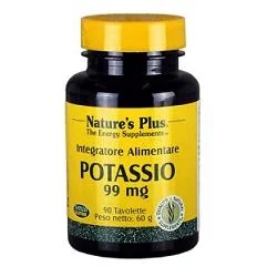Quelato de potasio NATURES PLUS 99 mg
