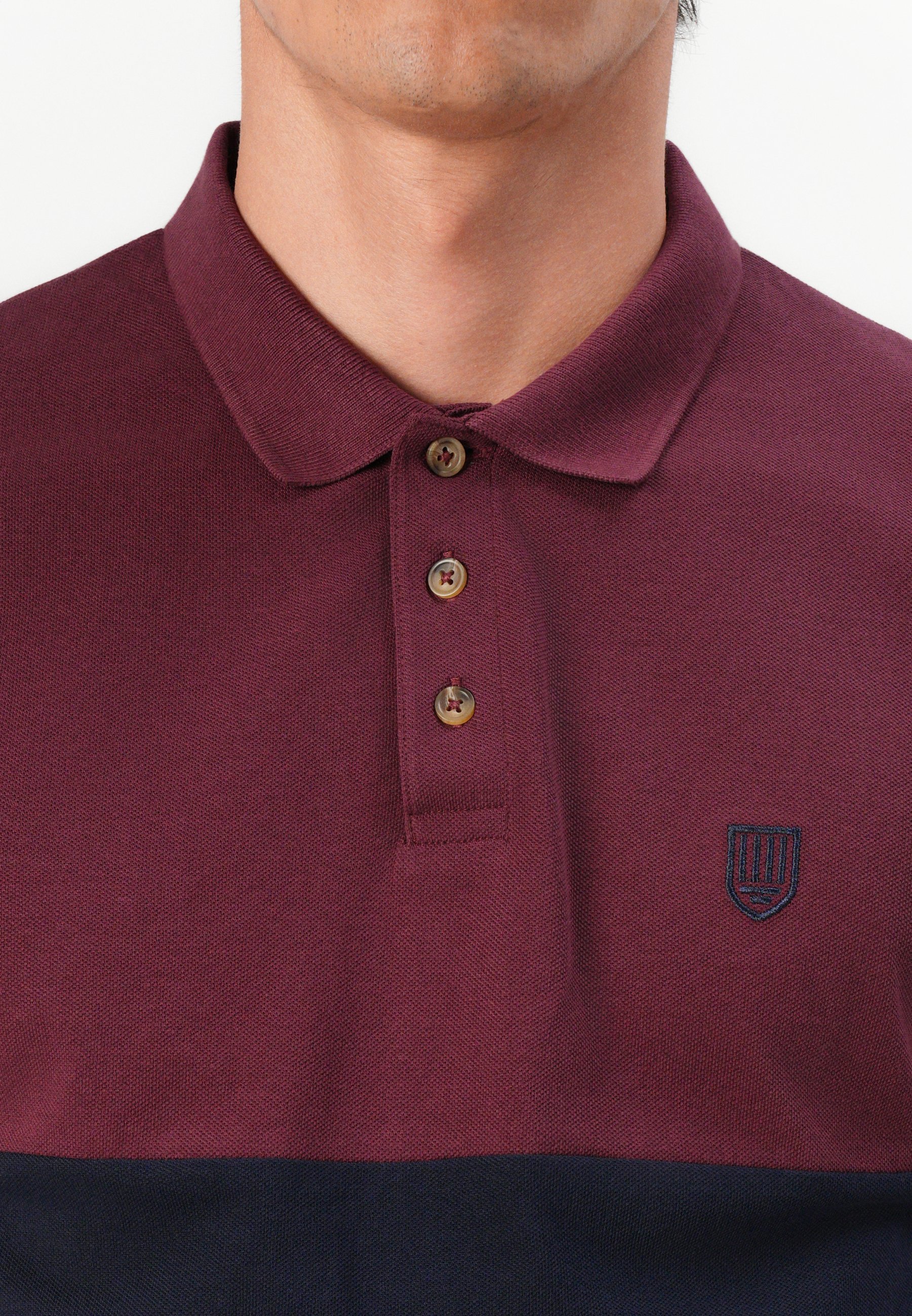 Pier One poloshirt - Sky Captain/Port Royale