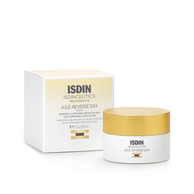 Isdinceutics AGE Reverse Day Cream Foryngende ansiktsoppfriskende krem Hyaluronsyre 50 ml 50 ml