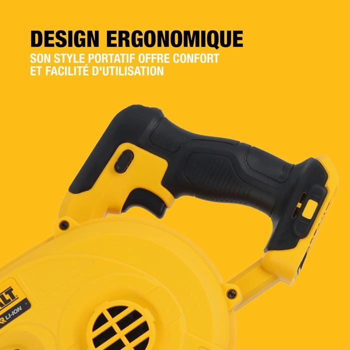 Souffleur sans fil XR 18V (sans batterie ni chargeur) - DEWALT - DCV100