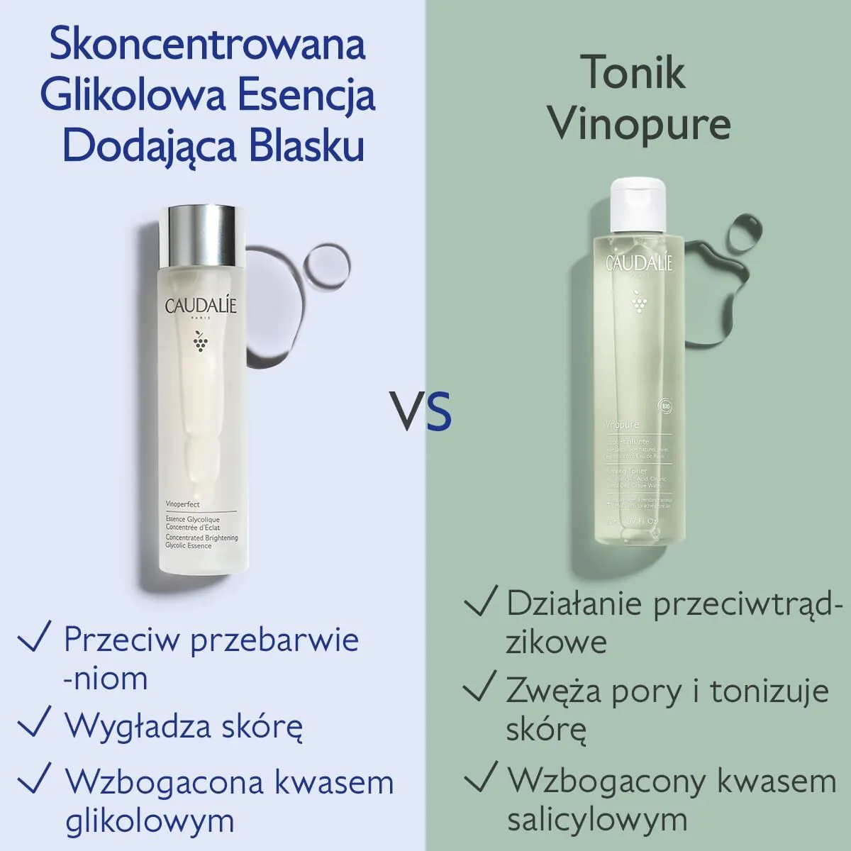 Caudalie Vinoperfect Skoncentrowana glikolowa esencja dodająca blasku