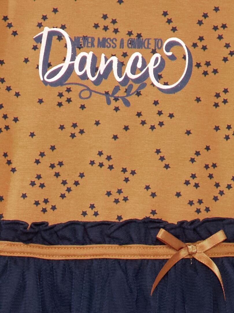 Tule jurk + legging set - 2-delig - BLAUW