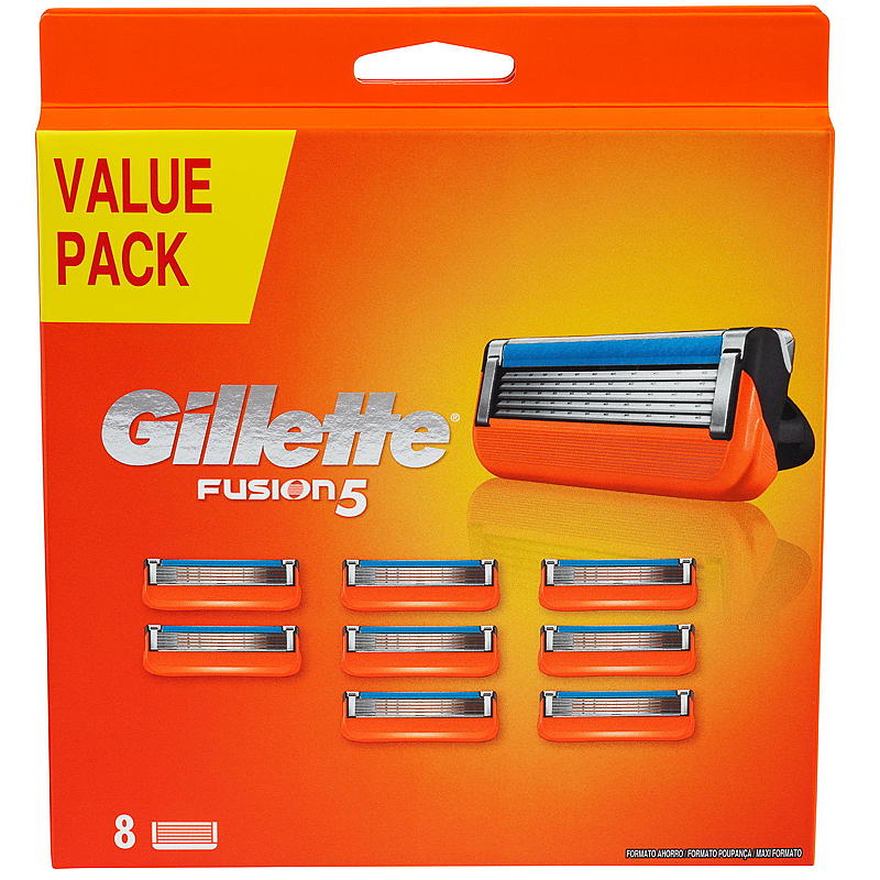 Gillette Klingen, 8er-Pack Fusion