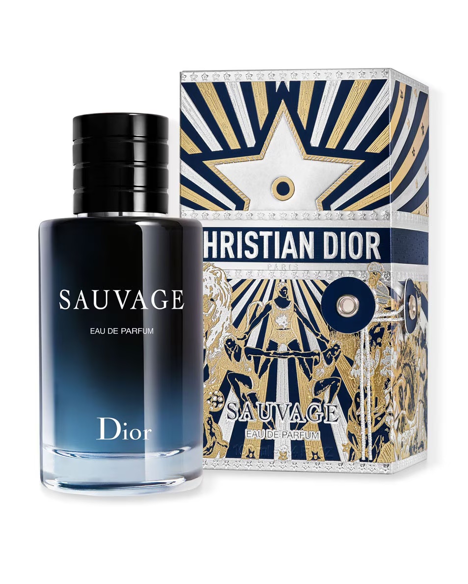 DIOR Sauvage parfumūdens — ierobežots izdevums, atkārtoti uzpildāmas vīriešu smaržas, ierobežots izdevums — hesperīda un vaniļas notis