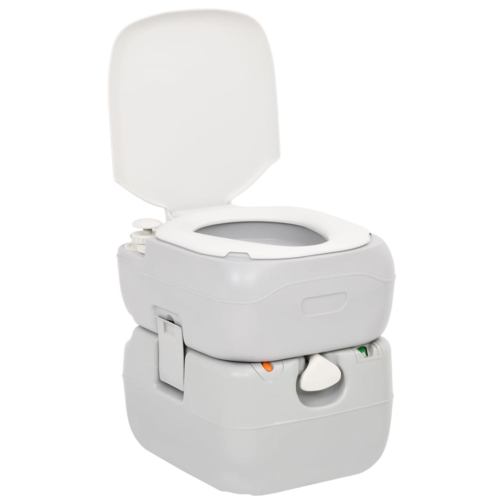 WC-szett mosdóval és hordozható víztartállyal 37,5 x 23 x 80 cm vidaxl