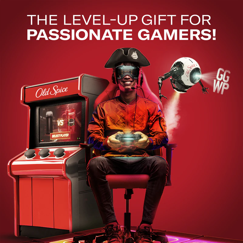 Kit de presente Old Spice Wolfthorn Gamer para homens