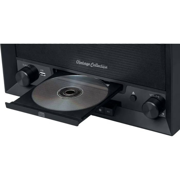 Toca-discos - MUSE - MT-112 MB - Sistema Micro CD - Bluetooth - 3 velocidades (33/45/78)