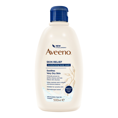 Aveeno Skin Relief -suihkugeeli erittäin kuivalle iholle 500 ml