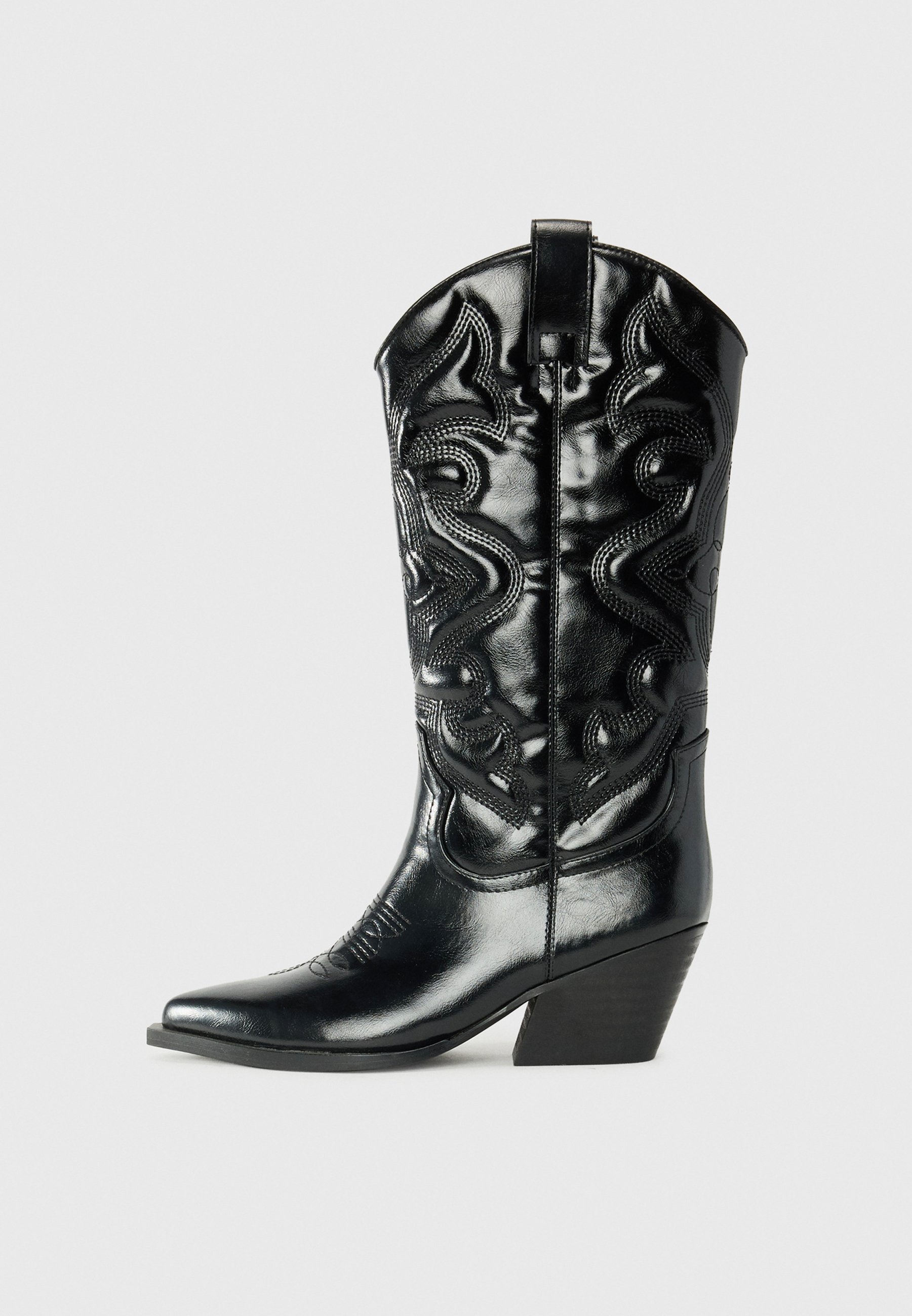 Bottes de cowboy/motard Bianco JODY - noires