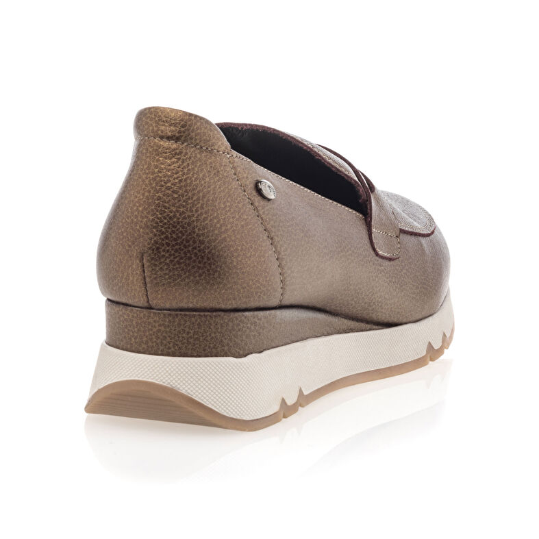Mocasines/zapatos náuticos amarillos para mujer