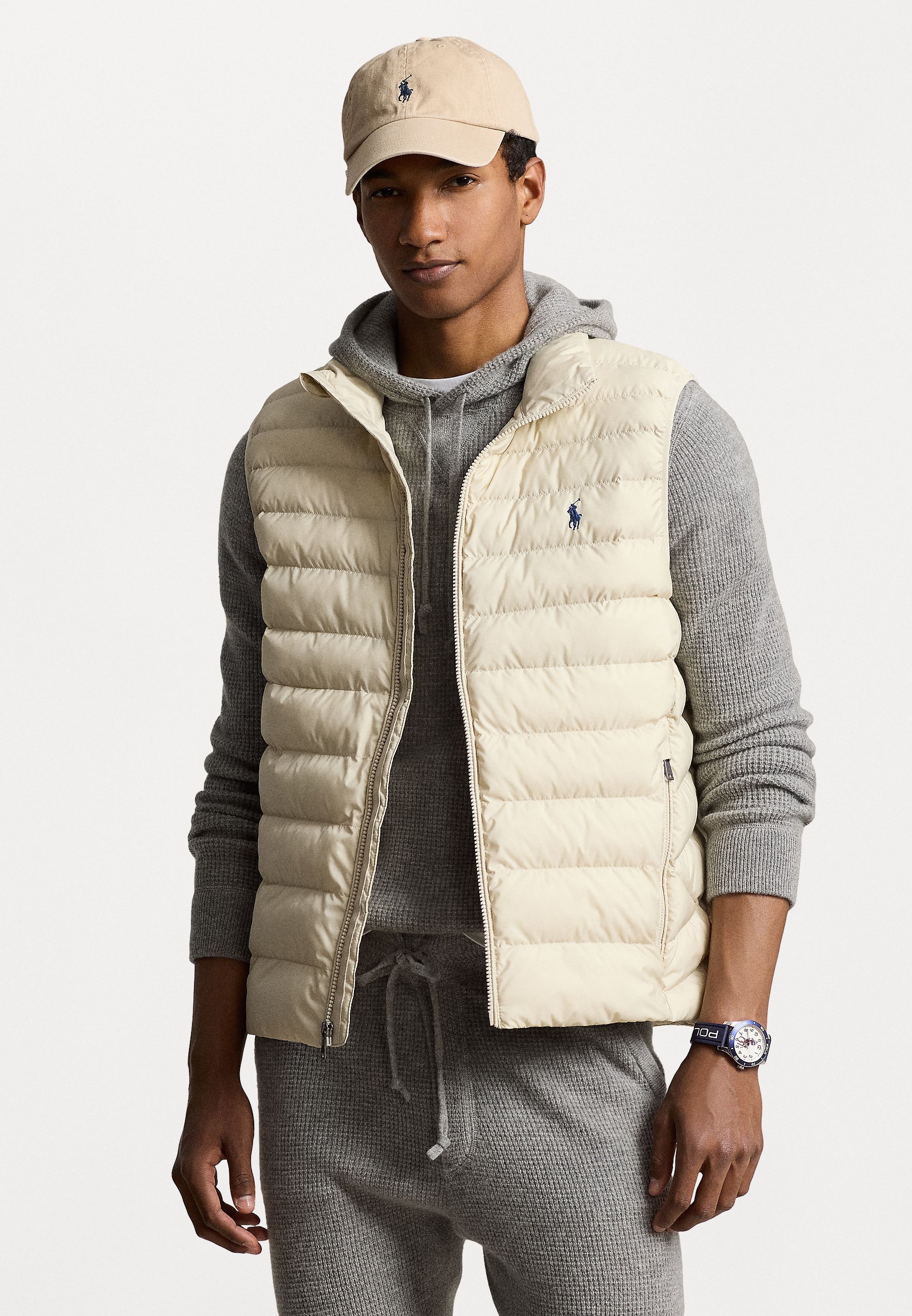 Polo Ralph Lauren THE COLDEN PACKABLE VEST - Gilet - color sabbia basic