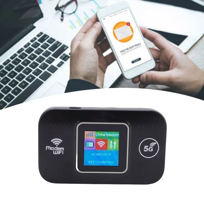 SALELIS 5G LTE Mobiler WLAN-Zugangspunkt SALELIS Tragbarer WLAN-Zugangspunkt-Router High-Speed 5G LTE Mobiler Hotspot 300 Mbit/s