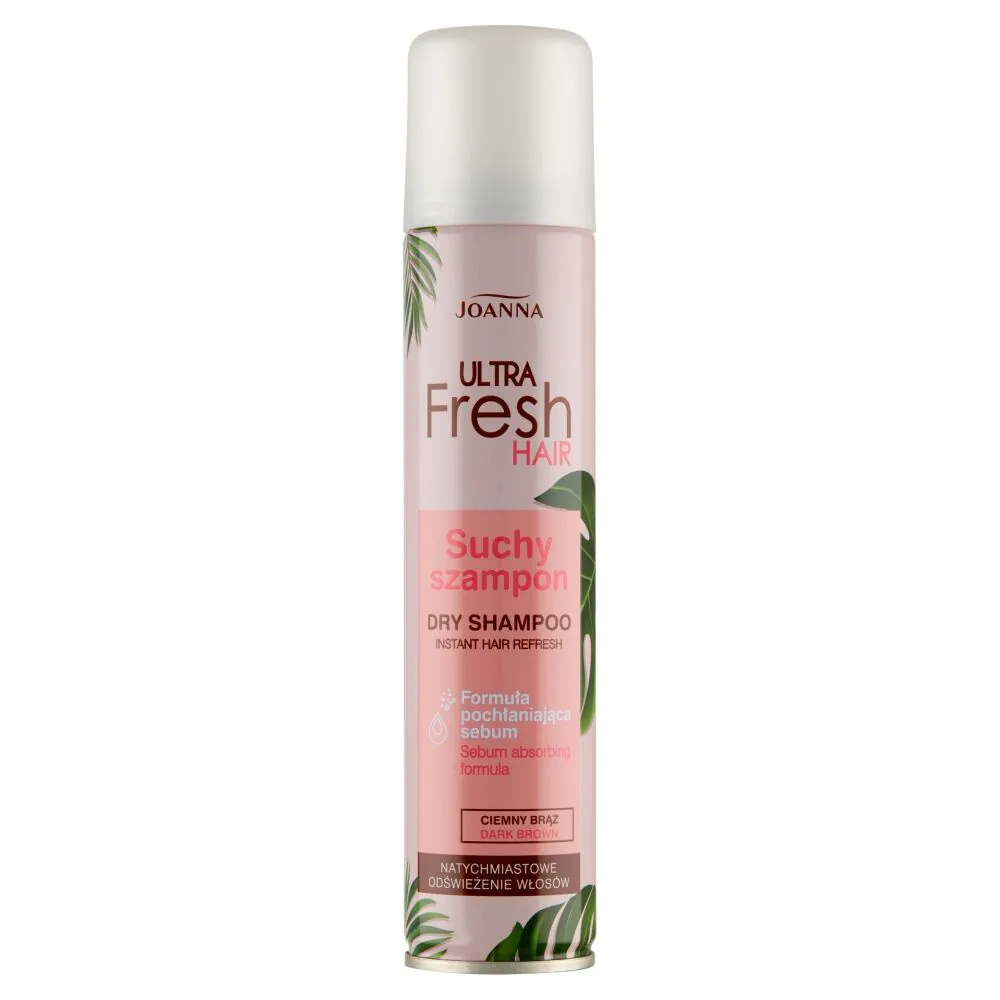Joanna Ultra Fresh Hair Brown - Suchy Szampon 200 ml