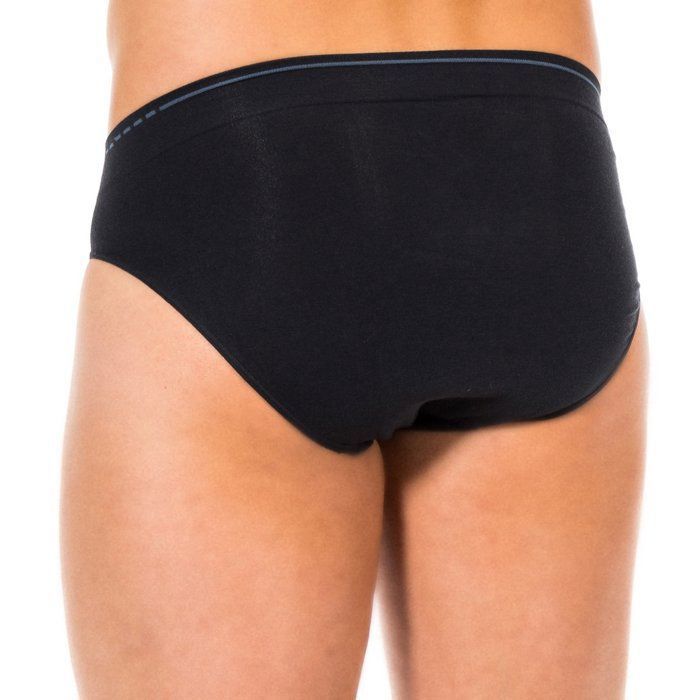 Set van 2 Unno Basic Seamless herenslippers D05HE biedt goede bewegingsvrijheid en comfort - Zwart/Marinegroen