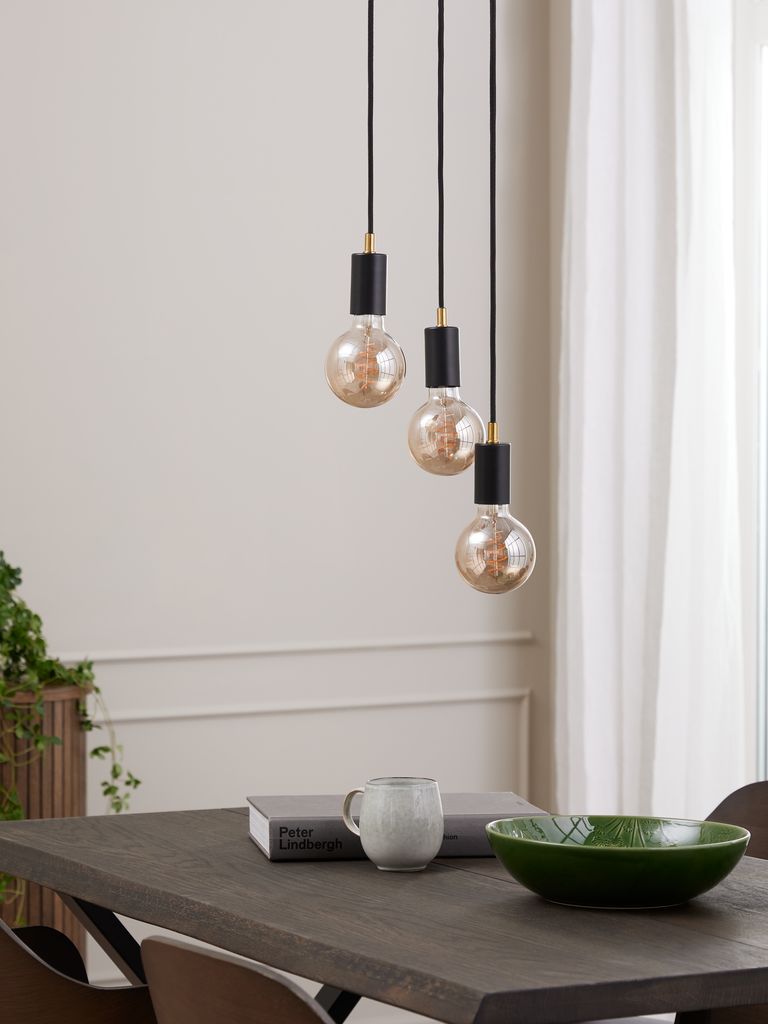 MAGNAR MAGNAR 3 u 1 viseća lampa Ø22xV220cm crna
