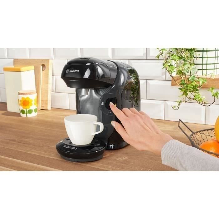 Multifunktions-Kaffeemaschine – BOSCH – TASSIMO T11 Style – TAS1102 – 40 Getränke – 0,7 l – 1400 W – Schwarz